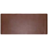 Everfurn Prime Faux Leather Desk Mat - Brown