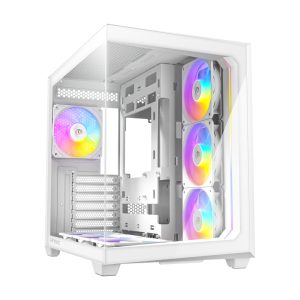 Antec C5 ARGB Dual Chamber Gaming PC Case | ATX | White