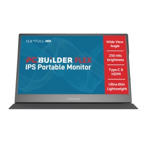 PCBuilder FLEX 15.6" IPS | Full HD (1920x1080p) | 60Hz | Portable Monitor