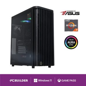 PCBuilder MONET Creator PC | AMD Ryzen 7 9700X | 32GB DDR5 | 1TB NVMe | Nvidia GeForce RTX 5060 Ti 16GB | Windows 11 Home