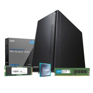 PCBuilder OFFICE MASTER Desktop PC | Intel Core i3-12100 | 8GB DDR4 | 480GB NVMe | Windows 11 Pro