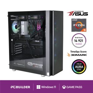PCBuilder SEEKER Gaming PC | AMD Ryzen 5 7600 | 32GB DDR5 | 1TB NVMe | AMD Radeon RX 9060 XT 16GB | Windows 11 Home
