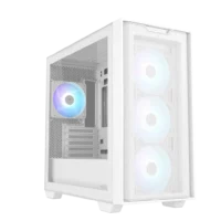 Asus A21 PLUS TG ARGB Gaming PC Case | Micro-ATX | White