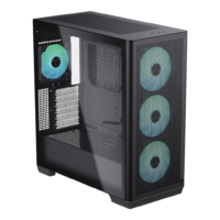 Aerocool APNX C1-R Gaming PC Case | ATX | Black