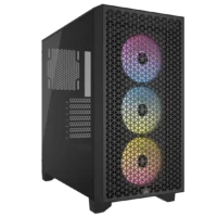 Corsair 3000D RGB Airflow Gaming PC Case | ATX | Black