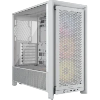 Corsair Frame 4000D RS ARGB Gaming PC Case | E-ATX | White