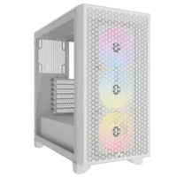 Corsair 3000D RGB Airflow Gaming PC Case | ATX | White
